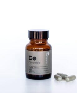 Be Renewed model twenty five count collection of clear two piece storage capsules