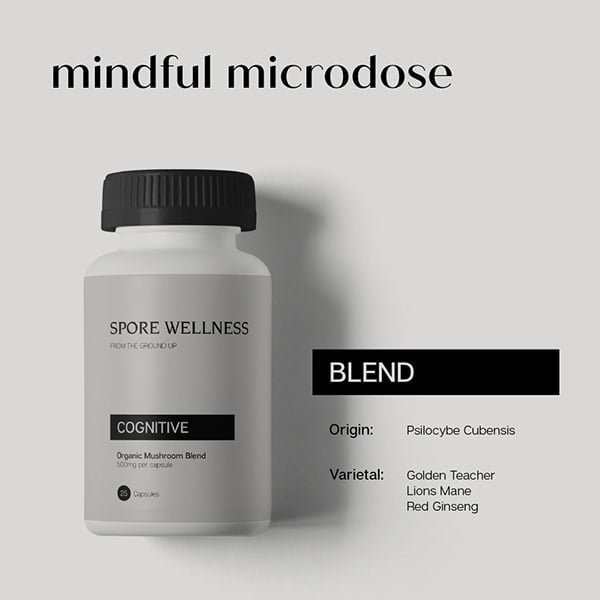Spore Wellness brand multi pack botanical container collection grouped together as a complete kit